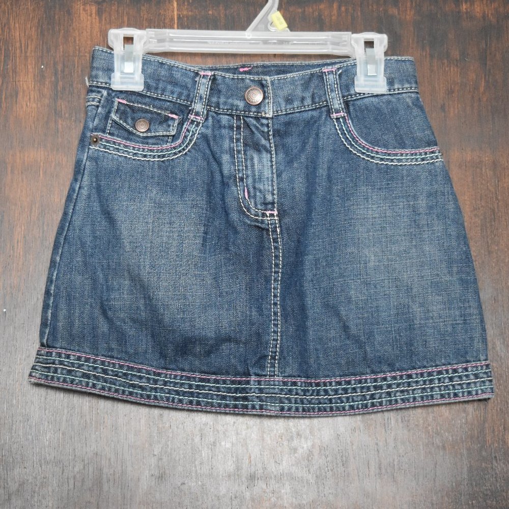 💚Gymboree Girls Denim Skirt - size 7